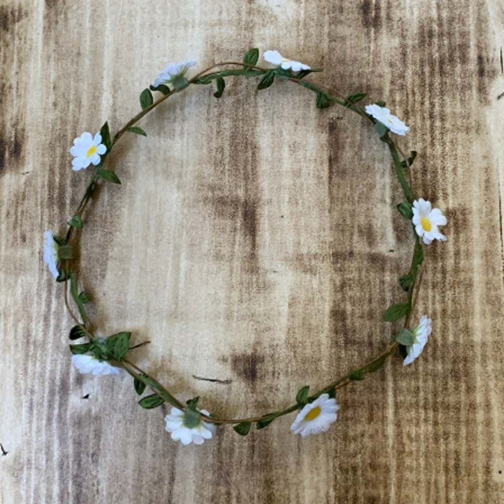 3/$25 HAND CRAFTED FLORAL CROWN O/S